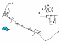 OEM Kia K5 Ultrasonic Sensor As Diagram - 99310F6000ADR