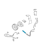 OEM 2006 Lincoln Mark LT Lower Return Hose Diagram - 6L3Z-3A713-E