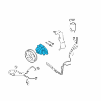 OEM 2008 Ford F-150 Power Steering Pump Diagram - 7L3Z-3A674-DRM