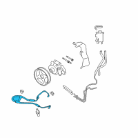 OEM Ford F-150 Pressure Hose Diagram - 8L3Z-3A719-J