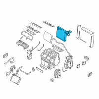 OEM 2020 Nissan 370Z Evaporator Assy-Cooler Diagram - 27280-1EA5B