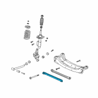 OEM 2001 Oldsmobile Alero Front Lateral Rod Diagram - 22606761