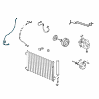 OEM Honda Pipe, Receiver Diagram - 80341-T2F-A11