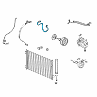 OEM 2014 Honda Accord Hose Complete, Dischar Diagram - 80315-T2F-A01