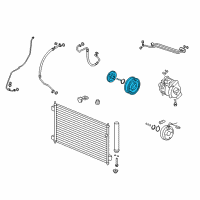 OEM 2015 Honda Accord Set, Clutch Diagram - 38900-RLF-003