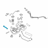 OEM 2016 Ford Special Service Police Sedan Filler Hose Diagram - DG1Z-9047-A