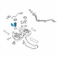 OEM 2016 Ford Special Service Police Sedan Fuel Pump Diagram - EG1Z-9H307-A