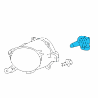 OEM Cadillac Fog Lamp Bulb Diagram - 93190920