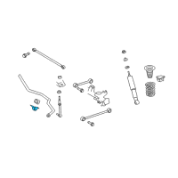 OEM 2012 Toyota FJ Cruiser Bushing Bracket Diagram - 48823-60050