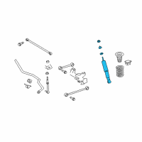 OEM 2017 Toyota 4Runner Shock Diagram - 48530-80604