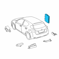 OEM 2012 Lexus CT200h Computer Assy, Smart Diagram - 89990-76014