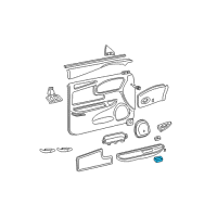 OEM Buick Century Switch Asm-Side Window Diagram - 10256580