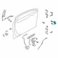 OEM 2017 Ford Fusion Door Check Diagram - DS7Z-5423552-B