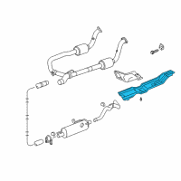 OEM Dodge Ram 2500 Shield-Heat Diagram - 55276956AA