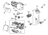 OEM 2021 Buick Envision Compartment Lamp Diagram - 84794483