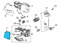 OEM Buick Envision Rear Panel Diagram - 84911674