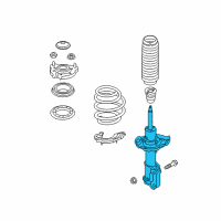 OEM 2017 Hyundai Ioniq Strut Assembly, Front, Left Diagram - 54651-G2500