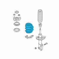 OEM 2018 Hyundai Ioniq Spring-Front Diagram - 54630-G5050