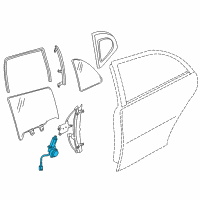 OEM 2005 Infiniti Q45 Motor Assy-Regulator, RH Diagram - 82730-AR001