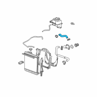 OEM Chevrolet Colorado Radiator Inlet Hose (Upper) Diagram - 25802006