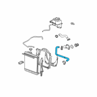 OEM 2012 Chevrolet Colorado Radiator Outlet Hose Diagram - 22896363