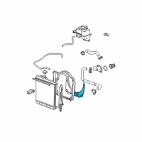 OEM Hummer H3 Shroud-Engine Coolant Fan Lower Diagram - 25862431