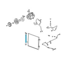 OEM 2009 Hummer H3T Drier Diagram - 25964059