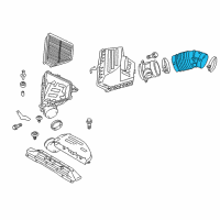 OEM Hyundai Genesis Coupe Hose-Air Intake Diagram - 28138-2M500