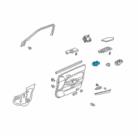 OEM 2014 Honda Crosstour Switch Assembly, Power Window Assistant Diagram - 35760-TP6-A01