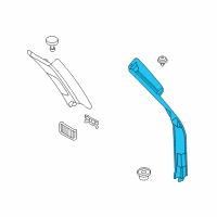 OEM 2009 BMW X3 Cover, Column D, Left Diagram - 51-43-3-403-333