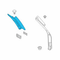 OEM 2009 BMW X3 Cover Column C Left Diagram - 51-43-3-449-951