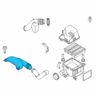 OEM 2011 Kia Forte Duct B-Air Diagram - 282121M000
