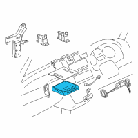 OEM 1998 Toyota RAV4 ECM Diagram - 89661-42432