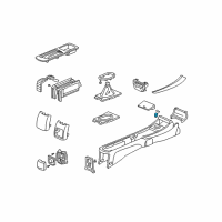 OEM 1997 Honda Accord Latch (G-Sensor) Diagram - 77235-S84-A01