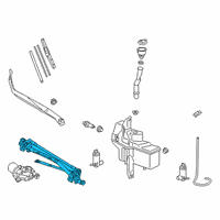 OEM 2021 Lexus UX200 Link Assembly, FR WIPER Diagram - 85150-76050