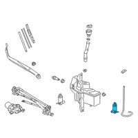 OEM Lexus NX250 Motor & Pump Assembly, F Diagram - 85330-0E031