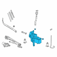 OEM 2020 Lexus UX250h Jar, Washer, A Diagram - 85315-76110