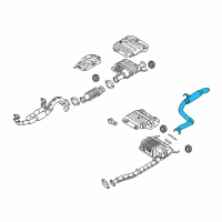 OEM 2009 Kia Sedona Pipe-Tail Diagram - 287504D190