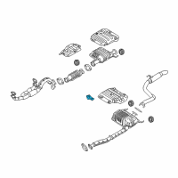 OEM Kia Sedona Support Assembly-Hanger Diagram - 287854D100