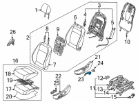 OEM Kia Seltos Knob Height-Front Se Diagram - 88013Q5000WK