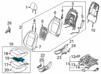 OEM Kia Seltos Heater-Front Seat Cu Diagram - 88170Q5000