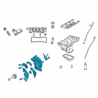 OEM Chrysler 300 Cover-Chain Case Diagram - 5184495AH