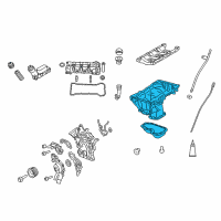 OEM 2017 Dodge Journey Pan-Engine Oil Diagram - 5184404AF