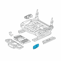 OEM BMW 435i xDrive Power Seat Switch Diagram - 61319382460