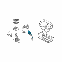 OEM 2002 Jeep Liberty Tube-Fuel Filler Diagram - 52100329AG