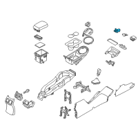 OEM 2012 Kia Sportage Switch Assembly-Front Seat Diagram - 933303W000GAH