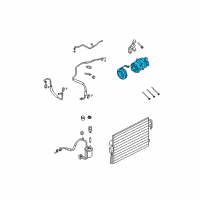 OEM Ford Escape Compressor Assembly Diagram - 9L8Z-19703-A