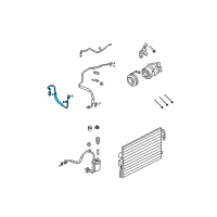 OEM 2011 Ford Escape Discharge Line Diagram - 9L8Z-19972-C