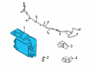 OEM Kia Niro EV Unit Assembly-Front RADA Diagram - 99110Q4100