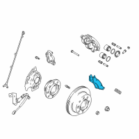 OEM 2007 Dodge Ram 1500 Shoe Kit-Front Disc Brake Diagram - 5093267AA